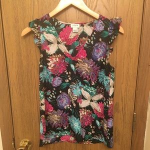 J. Crew floral blouse